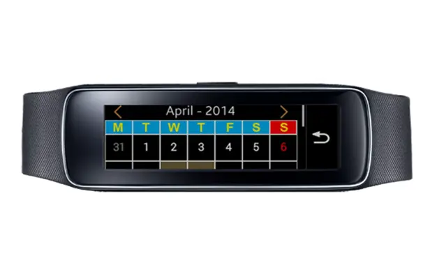 Gear Fit Calendar android App screenshot 2